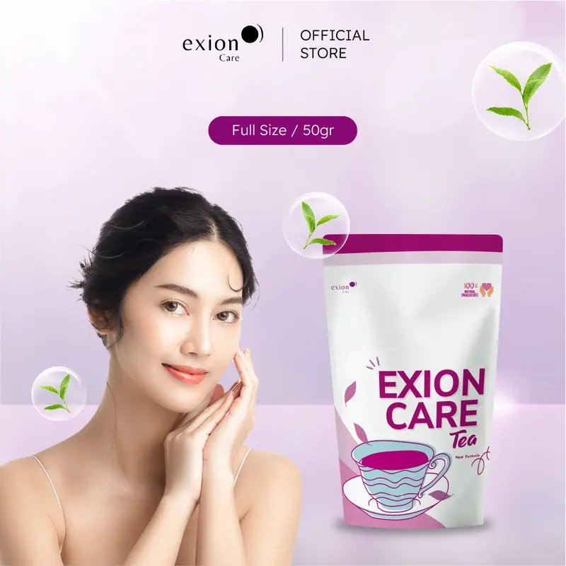 Exioncare Bundle (A) Exioncare Tea Purple Series - Isi 50gr & Gold Series - Isi 20 Teabag 1