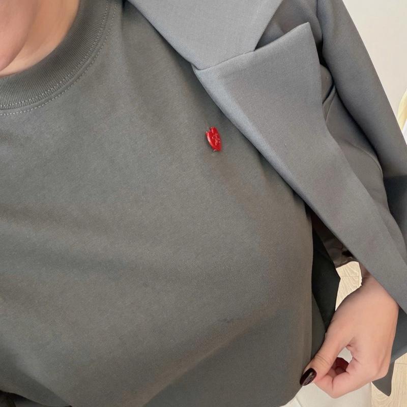 Áo thun tay ngắn đính tim nhỏ COCOBEBE TIM TEE