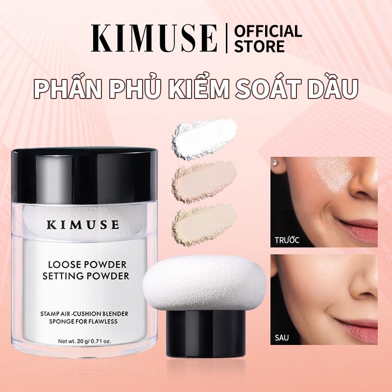 KIMUSE - phấn phủ dạng lỏng kiểm soát dầu tem đầu nấm 3 màu