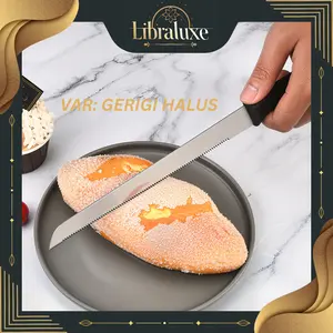 Pisau Roti Cake Fine / Pemotong Roti Gerigi Halus / Bread Knife Bolu Kue Tart Best