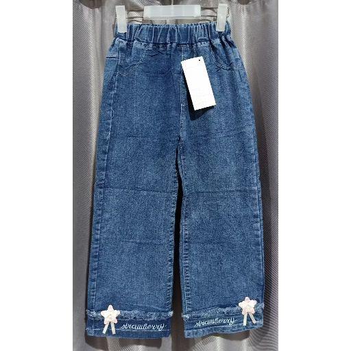 Celana jeans kulot anak perempuan viral 2026 celana untuk anak usia 1-10 tahun Fashion anak perempuan celana panjang import