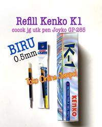Gambar Refill isi ulang BIRU Refill pulpen KENKO K1 0.5 tinta gel isi ulang pen blue ATK1347KN dari Toko Online Jempol Kota Administrasi Jakarta Pusat 1 Tokopedia