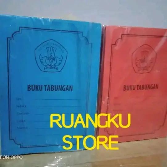 Buku Tabungan Murah Isi 100 / 50 Pcs Warna/i