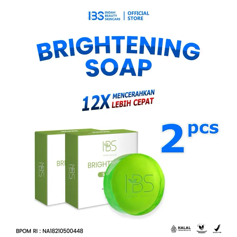 IBS BUY 1 GET 1 Sabun pemutih wajah dan badan bpom - Sabun Cuci Muka Penghilang Flek Hitam