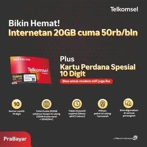 Kartu Perdana Telkomsel 10 DIGIT D
