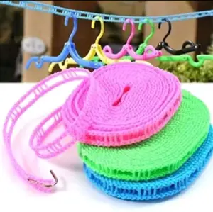 Tali Jemuran Baju Plastik Multicolor Ready Stock untuk Gantungan Baju dan Laundry