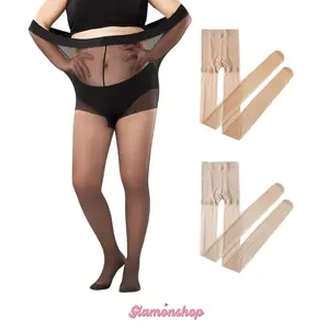 Glamonshop KK437 Stocking Jumbo Pantyhouse Celana Kaos Kaki Stoking Wanita Kulit Transparant Sepinggang Sheleg Y2K