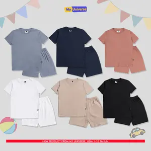 Otsky X My Universe Setelan Kaos Anak Polos Unisex