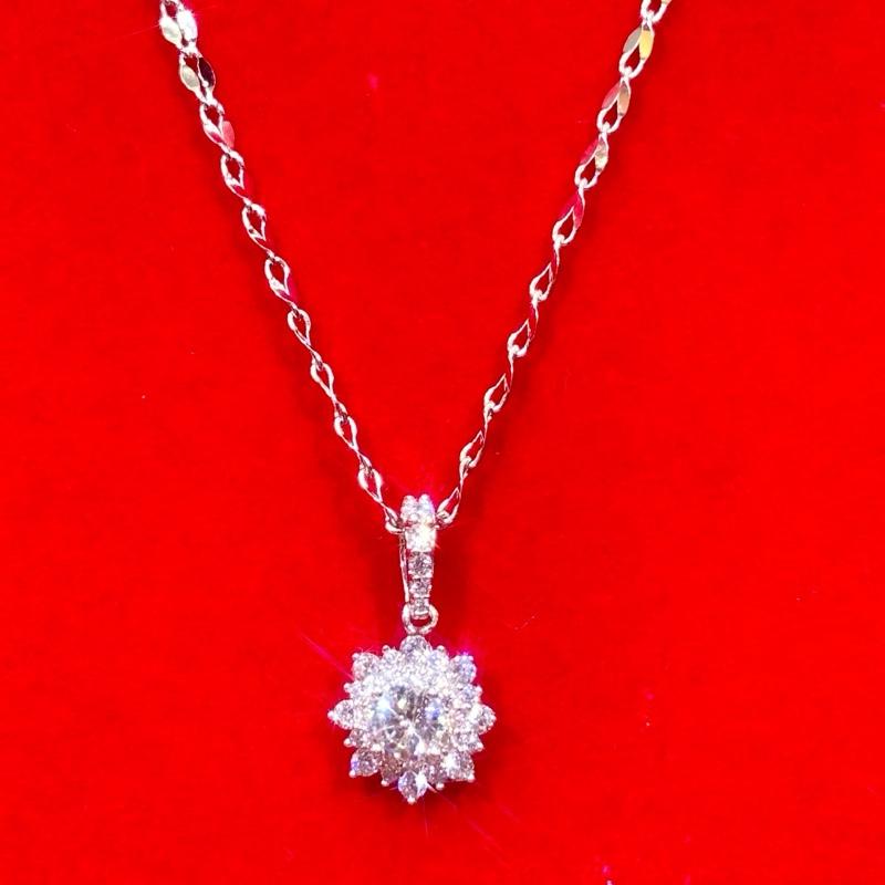 Dây chuyền, dây lá me siêu sáng mặt hoa mai xinh xắn trẻ trung Women Trang Sức Chain.