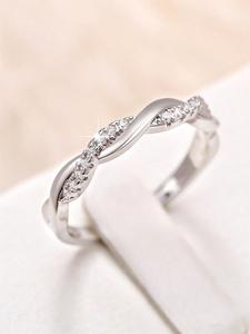レディース用 キュービックジルコニア チャームリング バレンタインギフト 結婚式 記念日 パーティー ジュエリー
