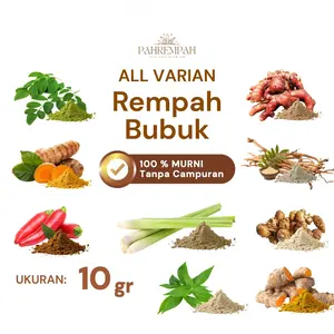 [LENGKAP] Rempah Rempah BUBUK 10gram Grade A - Bumbu Masak & Bahan Jamu Tradisional Pilihan