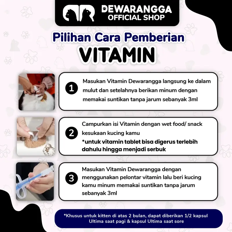 Dewarangga Paket IMUNITAS & PENGGEMUK Kucing untuk Meningkatkan Daya Tahan Tubuh Kucing, Meningkatkan Nafsu Makan, Kucing Anti Sakit & Lemas 4