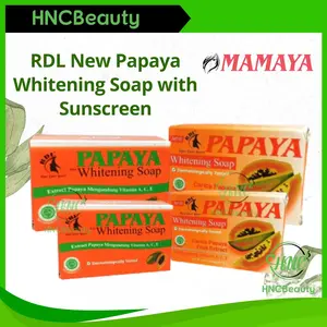 PAPAYA BY MAMAYA RDL Brightening Soap 70gr / 120gr / Sabun Papaya Brightening RDL