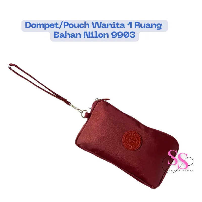 DOMPET/POUCH WANITA 1 RUANG BAHAN NILON 9903 6