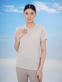 Gambar Everyday Inner Short Sleeves - Taupe. - M/L dari Buttonscarves Kota Administrasi Jakarta Timur 1 Tokopedia