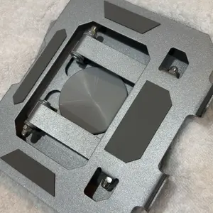 YESPLUS Holder Tablet / Laptop Y-831 Berbahan Besi  Bisa Diputar 360° Dudukan Tablet Bisa Disesuaikan & Stabil Computer Aluminium Peralatan Hitam Komputer