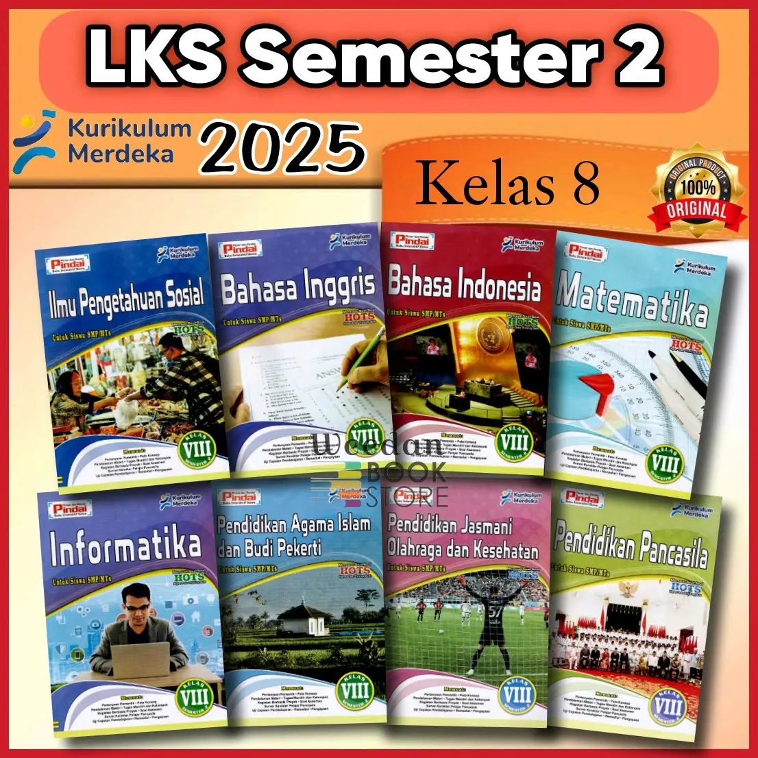 [ 2025 ] LKS PINDAI Kelas 8 Smp Semester 2 Kurikulum Merdeka Cv Arya Duta Terbaru
