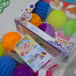 【Gstar】Bayi Sensory Mainan Pelatihan Touch Handball Anak-anak Yang Baru Lahir Multifungsi Soft Ball Set