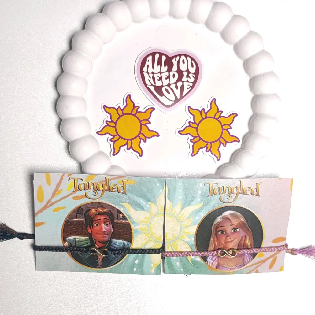 Nona Moon | Gelang Couple Infinity Rapunzel and Flynn Rider