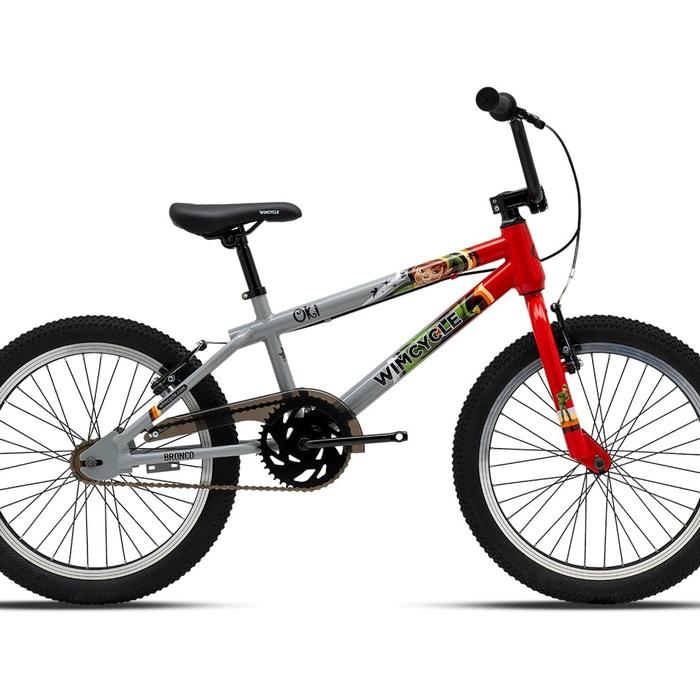 Gambar Sepeda Anak BMX 20" Wimcycle Bronco Oki 20″ | Sepeda Anak BMX Usia 6-8 Tahun 120-130cm - Red dari Wimcycle_NEW Kota Administrasi Jakarta Utara 4 Tokopedia