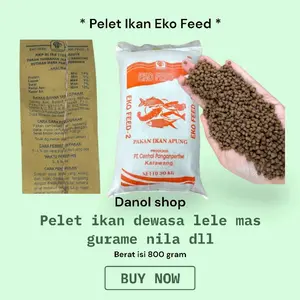 pelet ikan lele gurame nila mas Eko feed