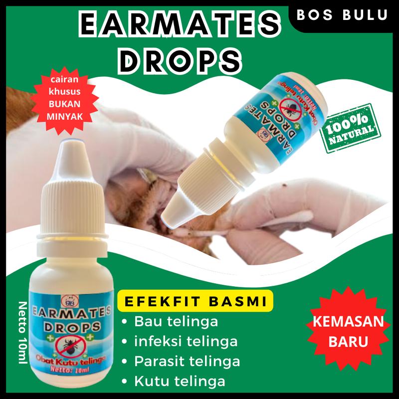 Earmates Drops Obat Tetes Kutu Telinga Kucing Anjing 10ml - Shop ...