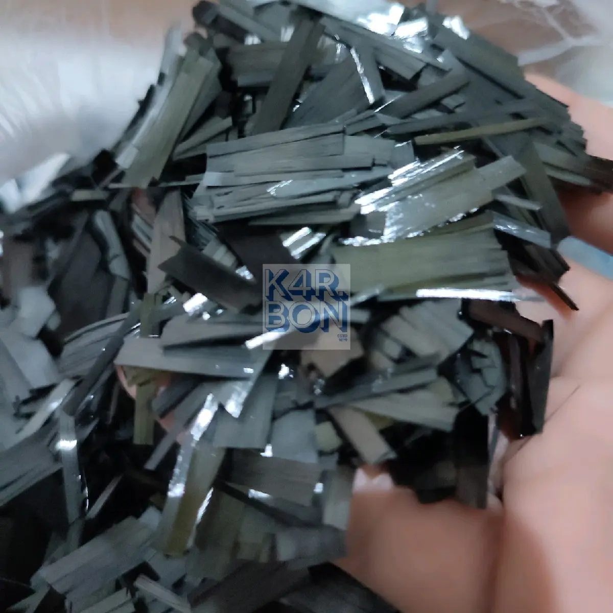 Serat Carbon Forged Chopped Serat Carbon Asli 50 Gram