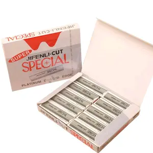 10 BOX (Dapat 100 pcs silet) Silet Cukur Alis Rambut | Pisau Cukuran Anti Karat