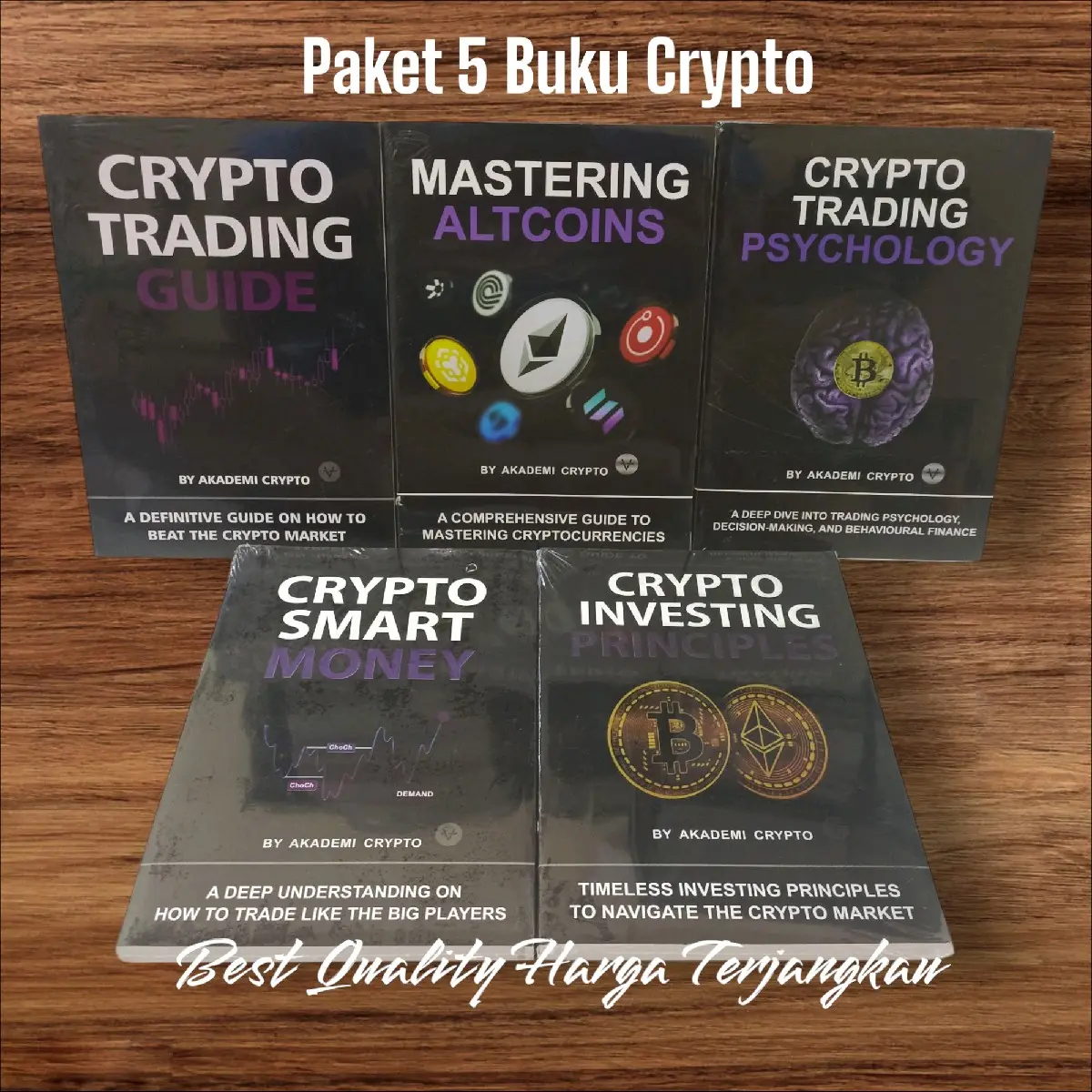 Paket Buku Akademi Crypto I: Crypto Trading Guide + Investing Principles + Smart Money + Mastering Altcoins + Crypto Trading Psychology - The, Tahun