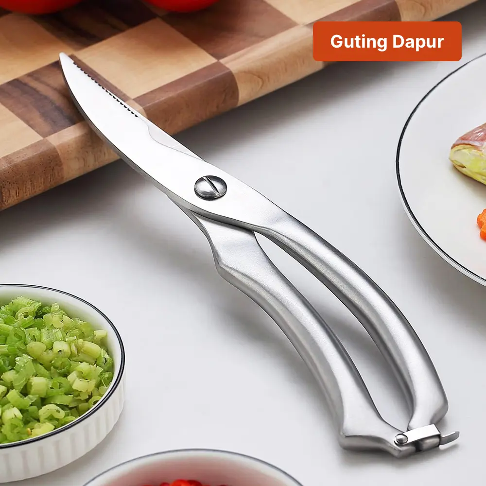 Gunting Dapur Kitchen Bone Scissors Stainless Steel Kitchenware