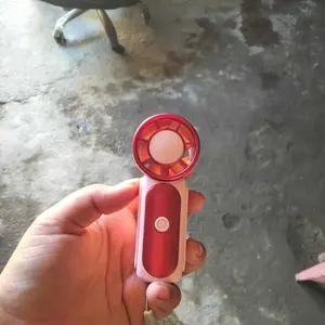 【Mini Fan】Manfen Kipas Angin Mini Fan Portabel 3000mAh Ringan 100 Level Angin kipas angin genggam mini Dingin untuk Outdoor Travel Diskon Spesial Hari Ini lanyard Kipas Angin Portable headset Lipat Lucu Makeuo