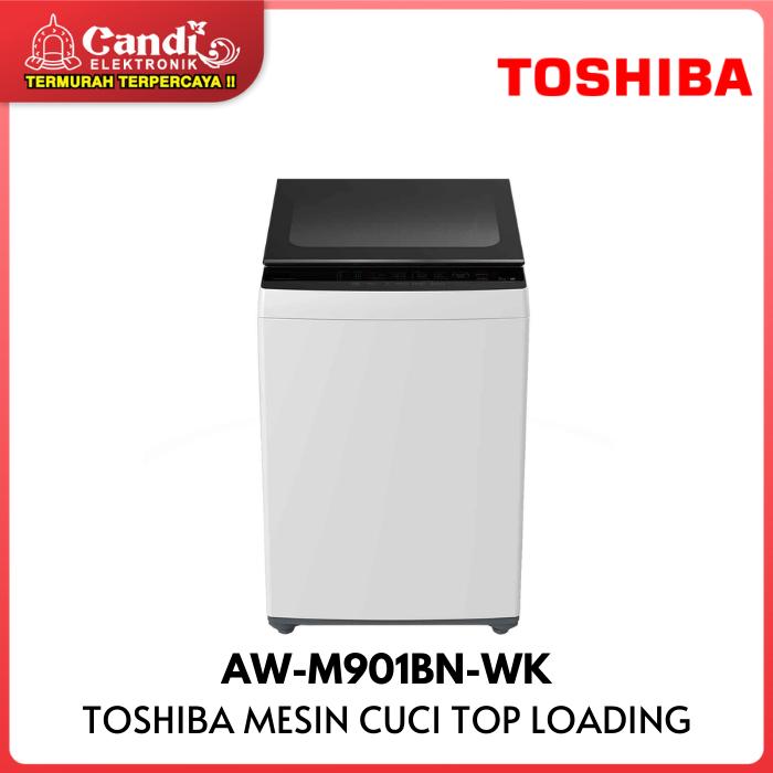 Gambar TOSHIBA MESIN CUCI AW-M901BN-WK 8 KG TOP LOADING 1 TABUNG AWM901BNWK AW M901BN WK dari CANDI ELEKTRONIK Kota Surakarta Tokopedia