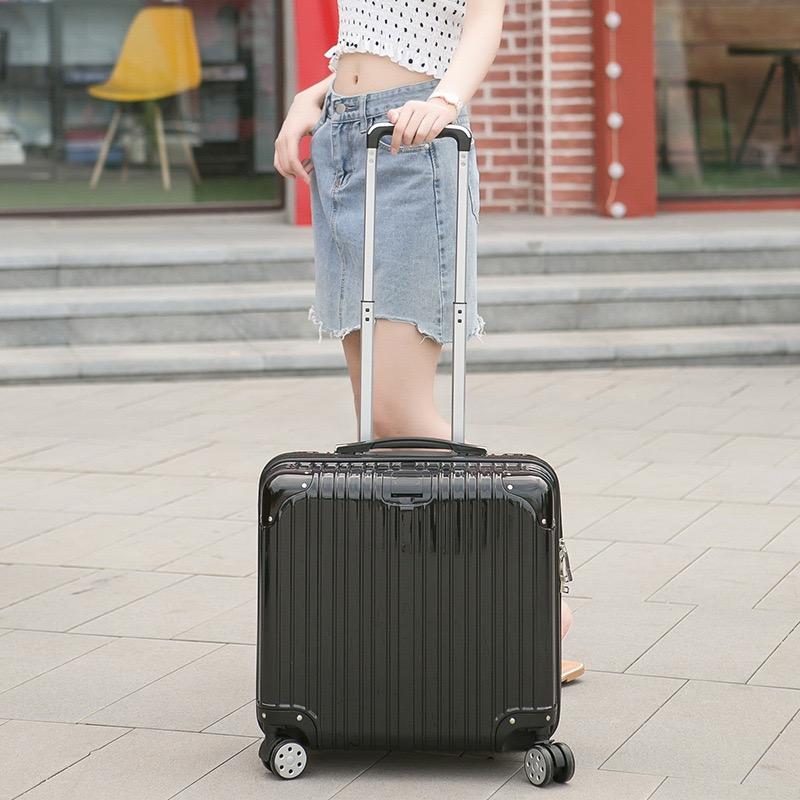 【Three Sheep Network】Koper Kabin Bagasi A973 Ukuran 18 Inch Koper Multifungsi Bahan PC Premium Tahan Banting Anti Pecah Kuat Anti Air Desaign Kekinian Dan Elegan 1