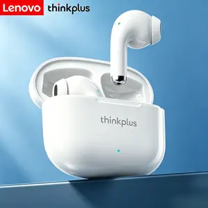Lenovo LP40Pro Bluetooth Headset, Earphone Nirkabel dengan Teknologi ENC Noise-Cancelling, Baterai 20 Jam, Kompatibel dengan Apple dan Android, Desain Modern dan Praktis - Wireless