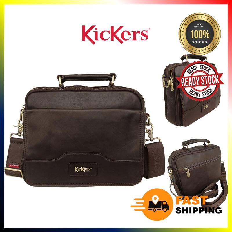 KICKERS ORIGINAL COW LEATHER MESSENGER BAG SLING BAG CROSSBODY - TikTok ...