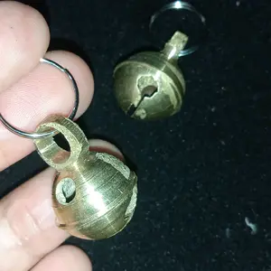 Gantungan Kunci outdor lonceng bulat kuningan