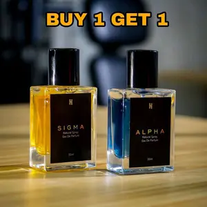 Buy 1 Get 1 | PROMO Parfum Pria - Sigma Exclusive & Alpha Ambition - Parfum Tiktok, Parfum Pria disukai Wanita - BELI 1 GRATIS 1
