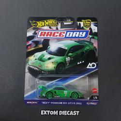 Set Trio Star Race 1/64 - Porsche 911 GT3 Con Livrea Rexy 80, 56 E 77, Modellini Pressofusi In Scatola