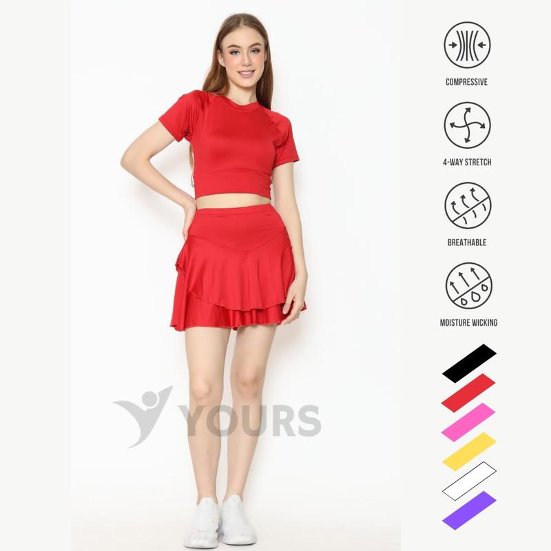 Product Introduction of YOURS - Giselle Tennis Skort / Rok Mini Senam Line Belly Dance 2