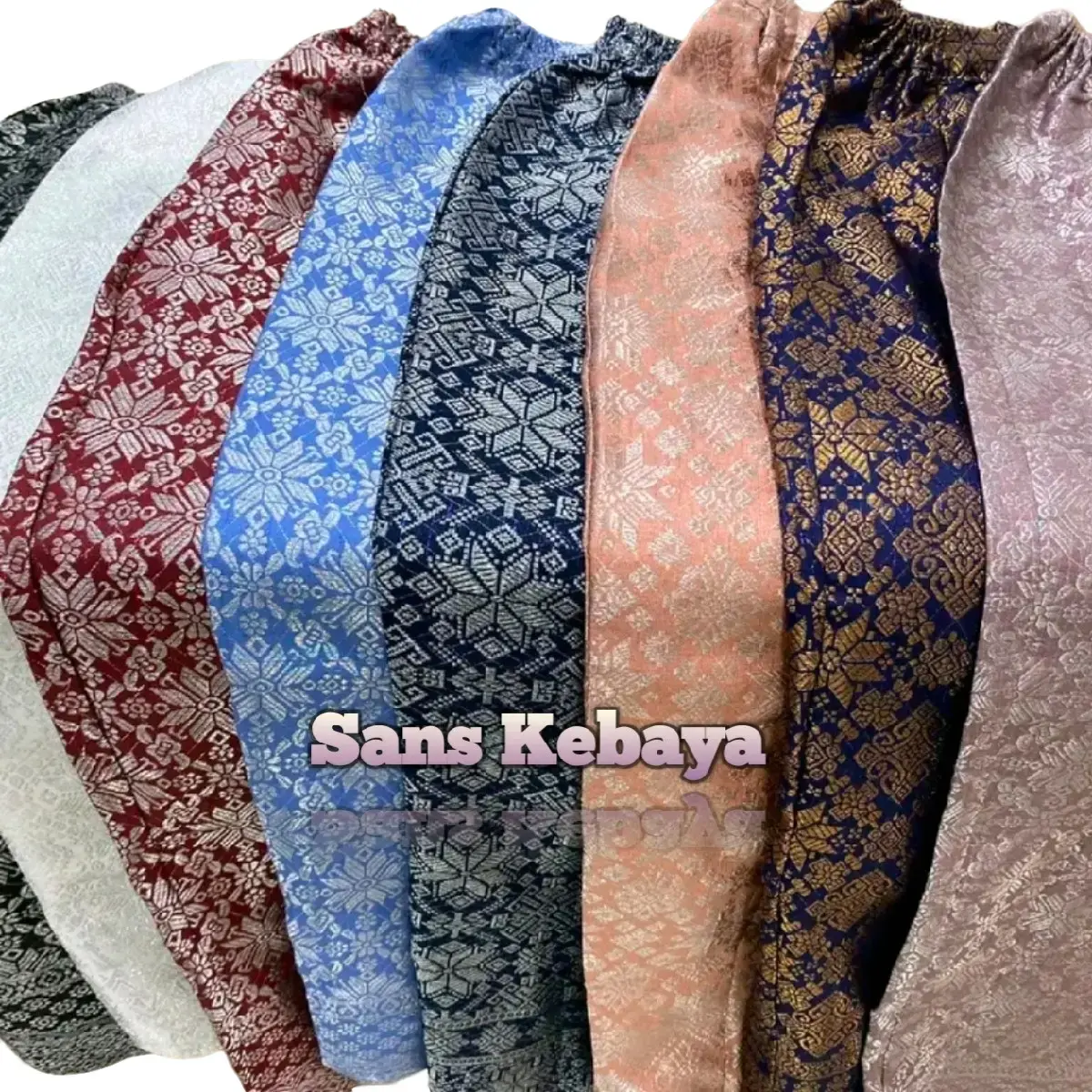 Songket span mewah dan elegant 2024