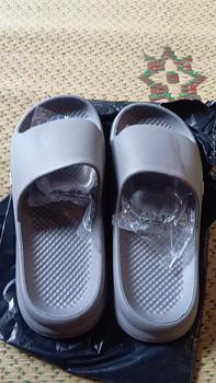 Product Review of Eva sandal pria / wanita slip on size 36-44 full karet / eva sendal unisex Hitam Pink Putih from G**z 1