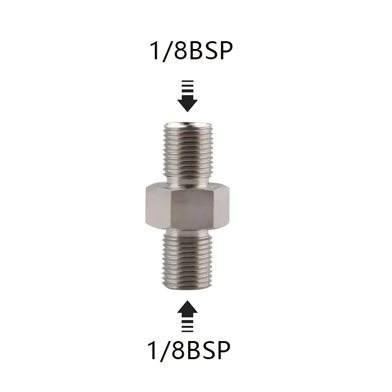 HPA Scuba 1/8BSP Stainless Steels Gas Filling Adapter Quick Coupler Quick Release