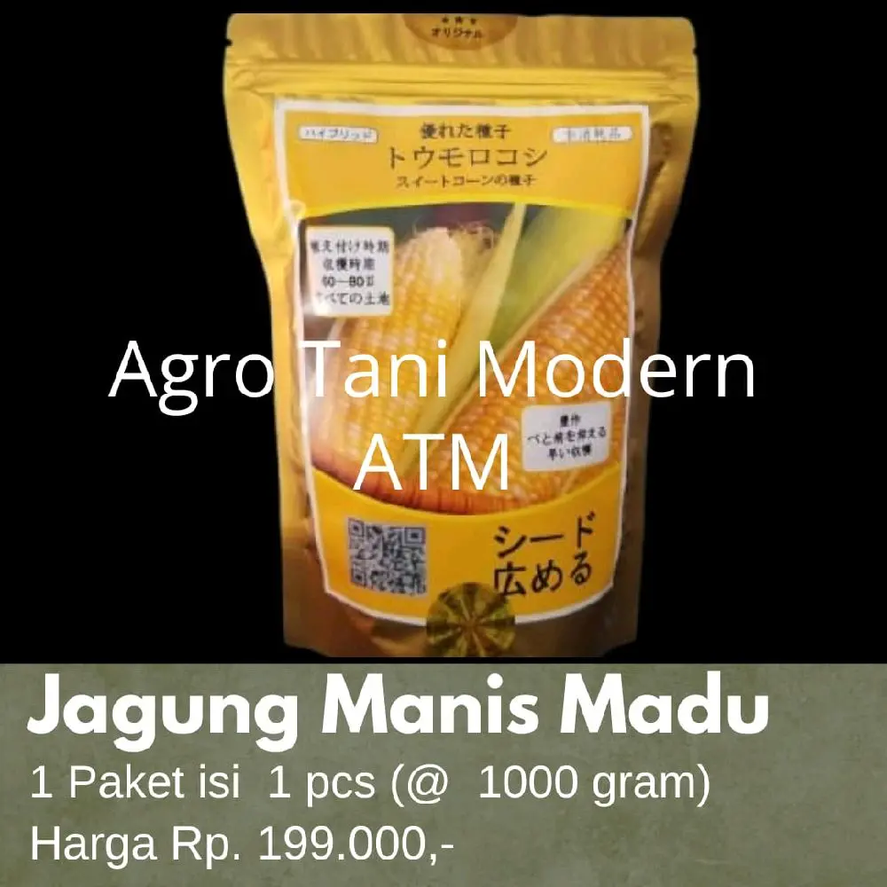 Benih Jagung Jepang Manis Madu (Isi 1000 gram)