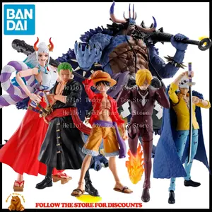 100%Original Bandai in Stock One Piece S.H.Figuarts SHF Sanji / Luffy / Zoro / Yamato The Raid on Onigashima Anime Figures Model