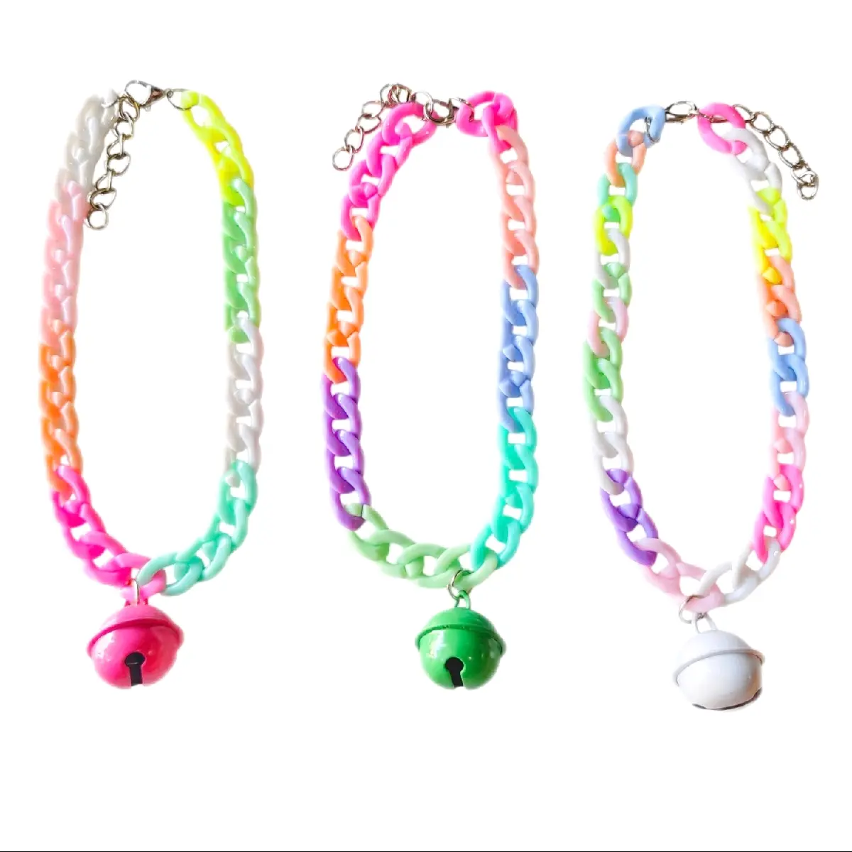 kalung kucing rantai rainbow dove lucuuuu simple