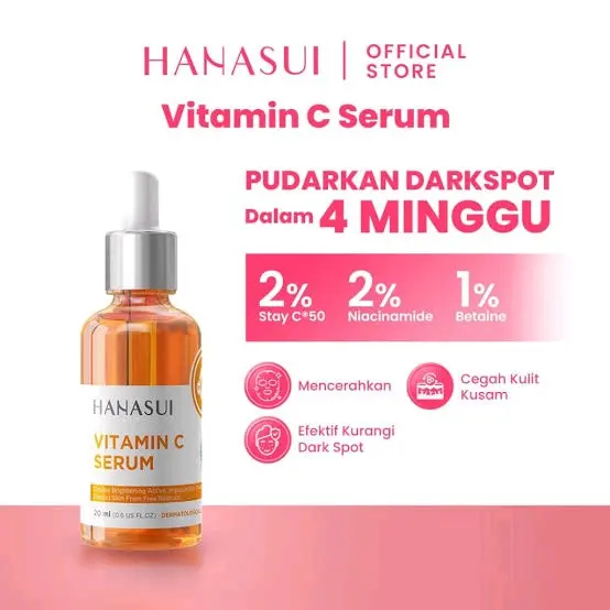 Serum Vitamin C Hanasui 20ml untuk Mencerahkan Wajah 1