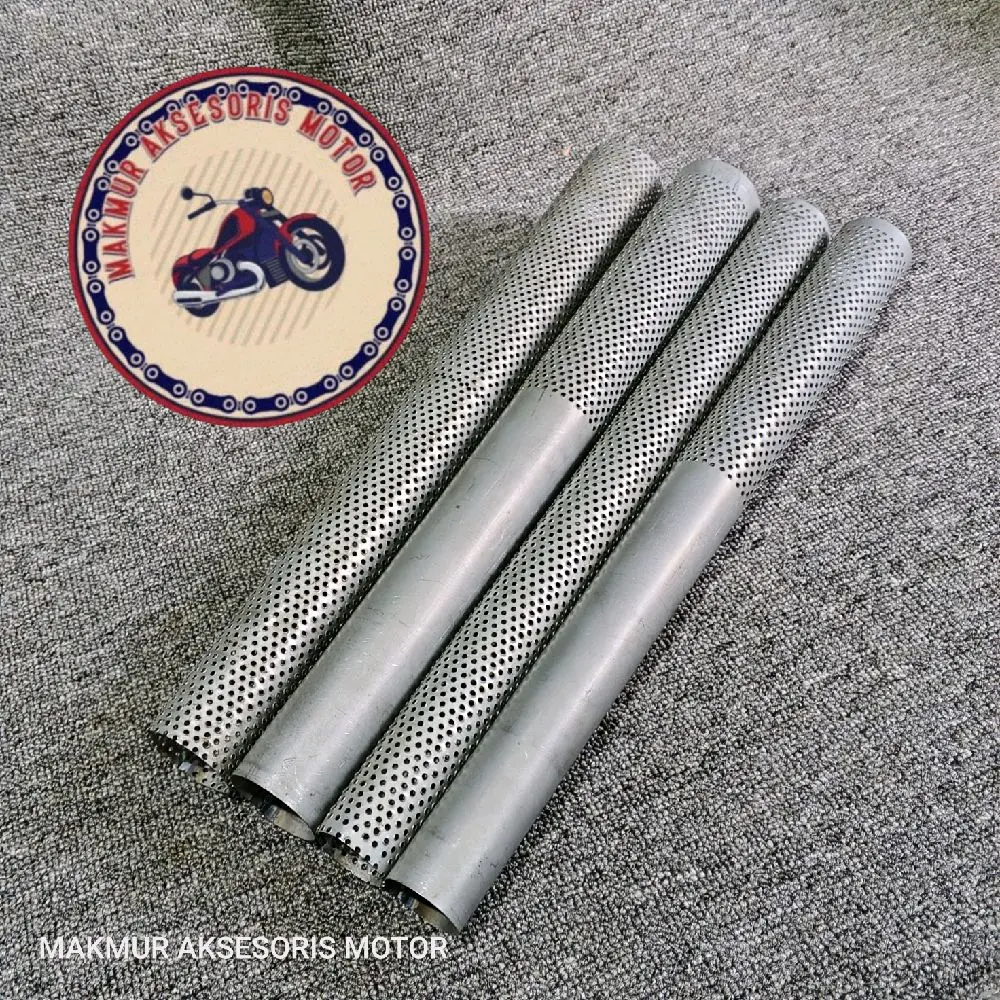 Saringan knalpot Motor INLET28 OUT38 INLET38 OUT50 saringan ini model terbaru Saringan KRUCUT  Copy CMS TZM Tsugigi ZRC DLL UNIVERSAL SEMUA METIC BEAT VARIO MIO NMAX PCX AEROX Motorcycle