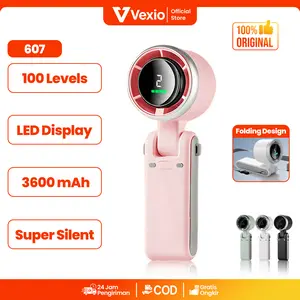 VEXIO Kipas Multifungsi Gantung, Duduk, & Genggam Desain Lipat Cocok untuk Traveling 607