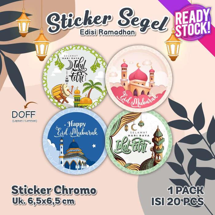 Jual [20pcs] Sticker Bulat Label Cookies Stiker Segel Toples Lable Kue ...