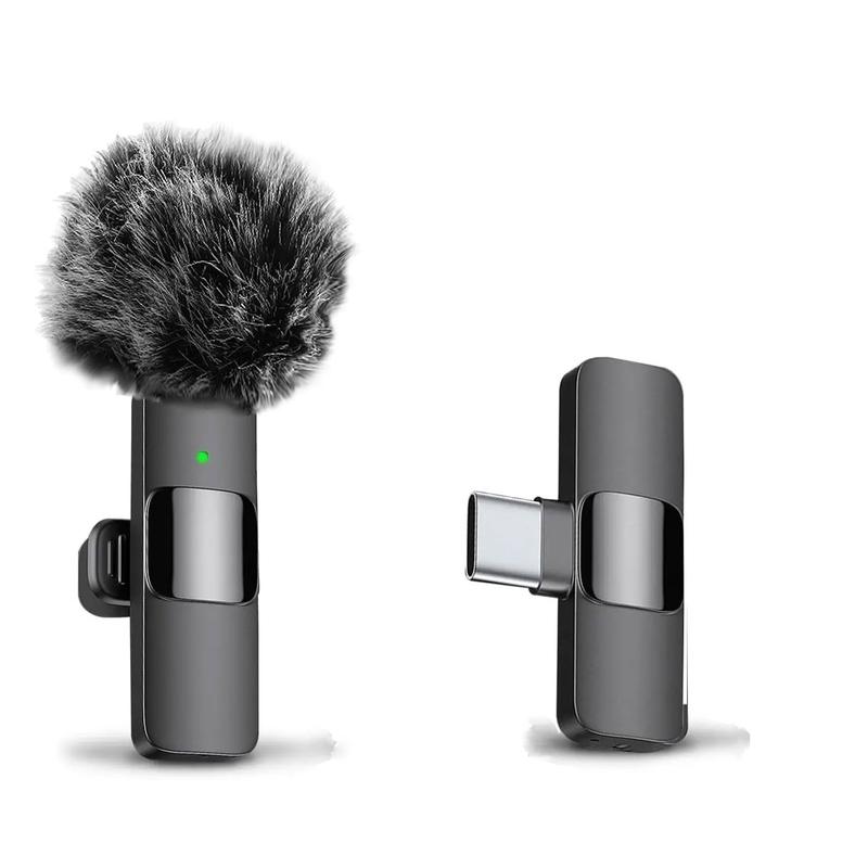 Product Introduction of Professional Wireless microphone for iPhone/Android phone,Wireless Lavalier Microphone Plug-Play,Lapel Mic for Video Recording,Teaching, interviews,Podcast,TikTok,Vlog 8